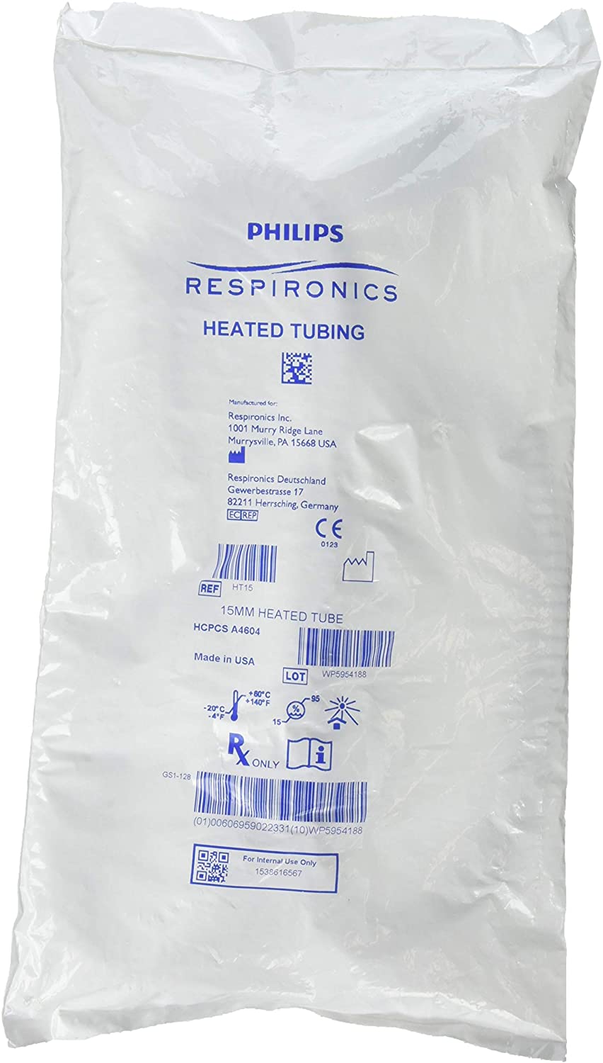 Replacement Tubing for PAP device, Option of Heated Tubing or non-Heated tubing or light-weight tubing
