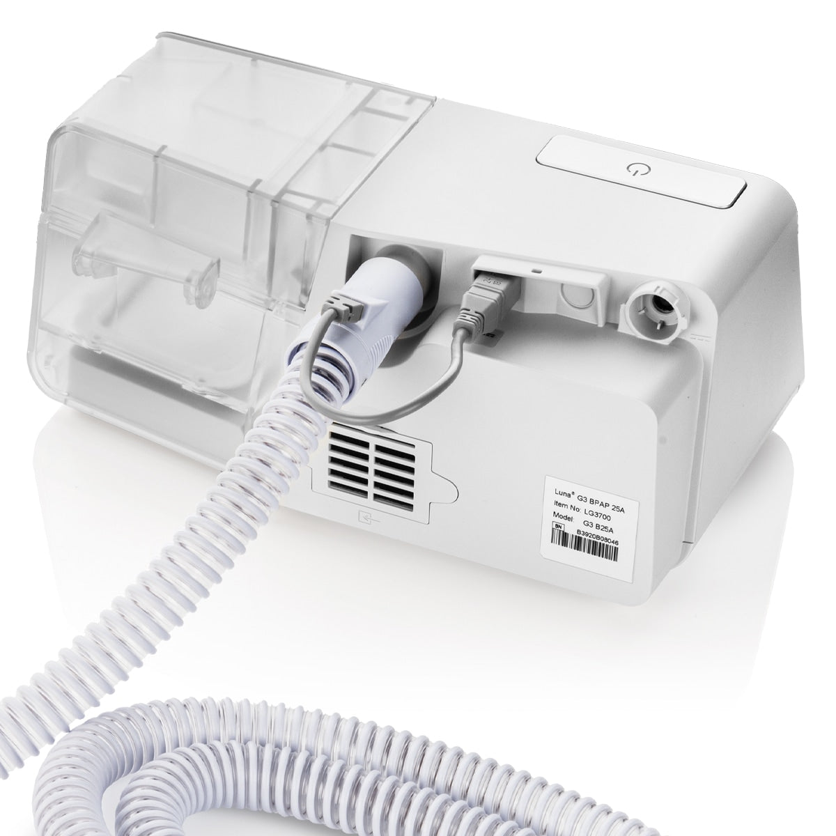 Luna G3 BPAP S/T 30VT+Integrated heated tubing + WiFi module for complex sleep apnea, central sleep apnea or mixed (obstructive and central) sleep apnea